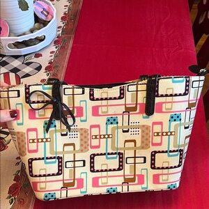 Stylish Geometric Patterned Women's Bag